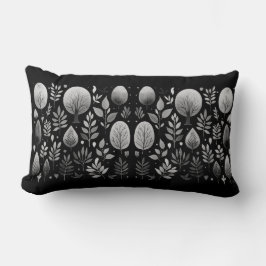 Silhouetten der Natur: Nacht Lendenkissen