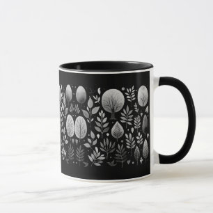 Silhouetten der Natur: Nacht Tasse