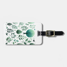 Silhouetten der Natur: Tag Gepäckanhänger