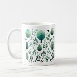 Silhouetten der Natur - Tag Kaffeetasse