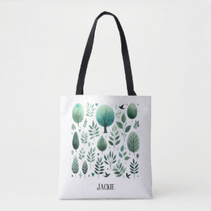 Silhouetten der Natur: Tag Tasche