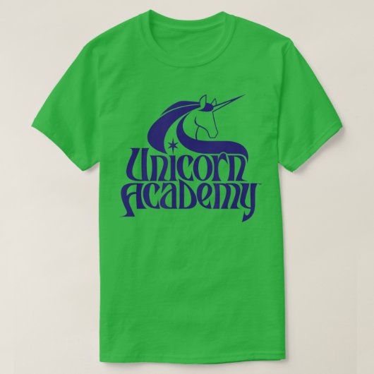 Silhouetten der Unicorn Academy - Vorder- und Rück T-Shirt (Design vorne)