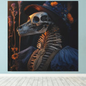 Silhouetten des Afterlife 00 Leinwanddruck (Insitu (Holzboden))