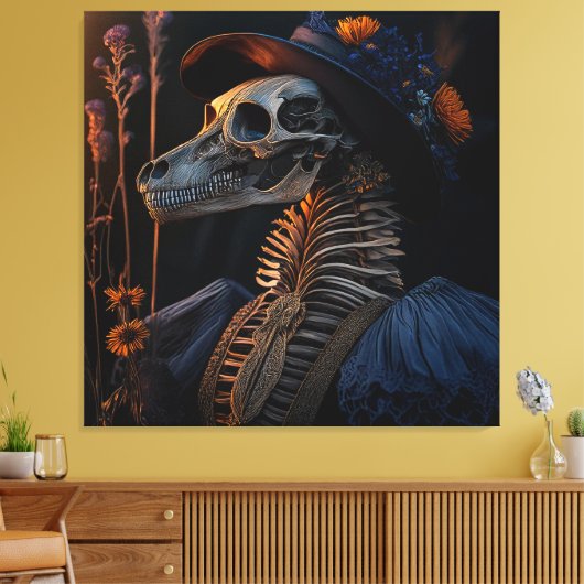 Silhouetten des Afterlife 00 Leinwanddruck (Insitu (Wohnzimmer))