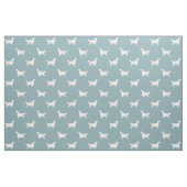 Silhouetten des englischen Setters Stoff (Fat Quarter (45,7 x 55,9 cm))
