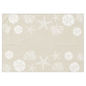 Silhouetten des Meereslebens Tischdecke (Vorderseite (Horizontal))