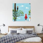 Silhouetten Extravagant Leinwanddruck (Insitu (Schlafzimmer))