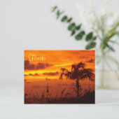 Silhouetten Floridas Postkarte (Stehend Vorderseite)