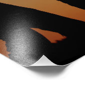 Silhouetten Fotodruck (Ecke)