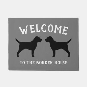 Silhouetten für die Rasse Terrier Hund Fußmatte