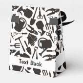 Silhouetten für Gartensymbole Geschenkschachtel (Rückseite)