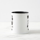 Silhouetten für Gartensymbole Tasse (Zentrum)