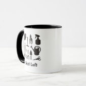 Silhouetten für Gartensymbole Tasse (Vorderseite Links)