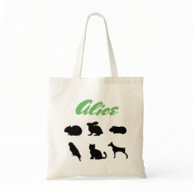 Silhouetten für Haustiere Osterkaninchen