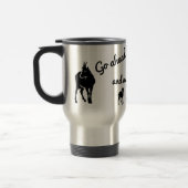 Silhouetten für Ziegenliebhaber Reisebecher (Links)