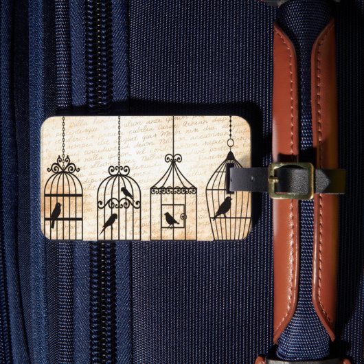 Silhouetten Gepäckanhänger (Vorderseite Insitu 4)