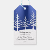 Silhouetten Geschenkanhänger (Rückseite)