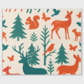 Silhouetten Geschenkpapier (Flach)