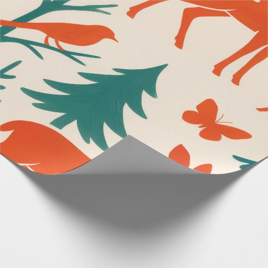 Silhouetten Geschenkpapier (Ecke)