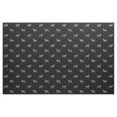 Silhouetten Grau und Schwarz Gemustert Stoff (Fat Quarter (45,7 x 55,9 cm))