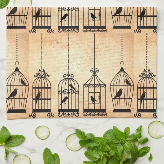 Silhouetten Handtuch (Gefaltet)