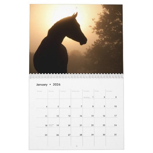 Silhouetten Kalender (Jan 2026)
