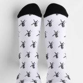 Silhouetten-Krieger Socken (Oben)