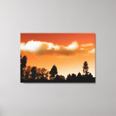 Silhouetten Leinwanddruck (Vorderseite)