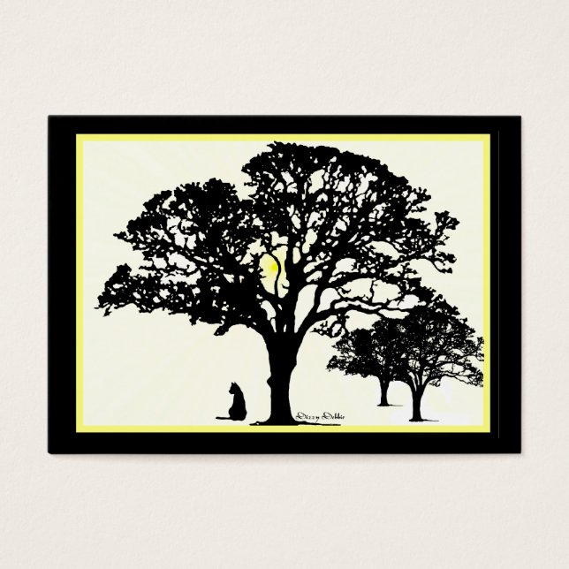 Silhouetten Miniatur-Artwork-Karten (Vorderseite)