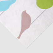 Silhouetten mit farbigem Bird Seidenpapier (Ausschnitt)