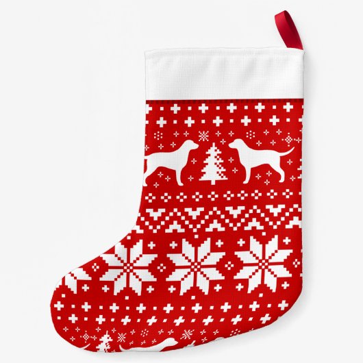 Silhouetten mit lockerer Oberfläche Kleiner Weihnachtsstrumpf (Rückseite)