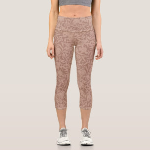 Silhouetten mocha mousus monochrome braun capri leggings