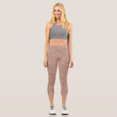 Silhouetten mocha mousus monochrome braun capri leggings (Vorderseite)