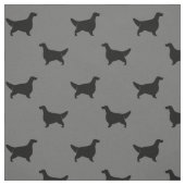 Silhouetten-Muster Grau und Schwarz Stoff (Muster)