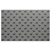 Silhouetten-Muster Grau und Schwarz Stoff (Fat Quarter (45,7 x 55,9 cm))