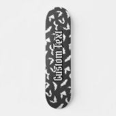 Silhouetten-Musterskateboard Skateboard (Vorne)