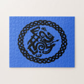 Silhouetten Odin und Sleipnir Puzzle (Horizontal)