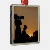 Silhouetten Ornament Aus Metall (Rechts)