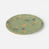 Silhouetten Pappteller (Schrägansicht)