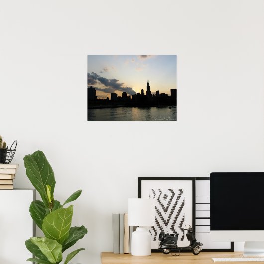 Silhouetten Poster (Heimbüro)