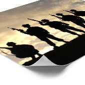 Silhouetten-Poster Poster (Ecke)