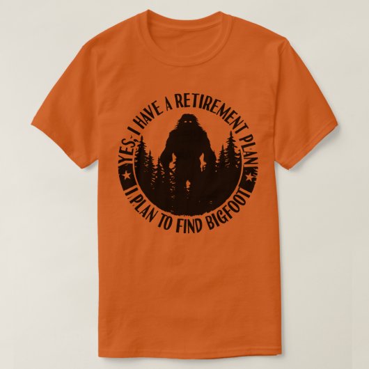 Silhouetten-Rentensystem Sasquatch T-Shirt (Design vorne)