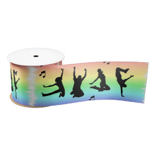 Silhouetten Satinband