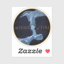 Silhouetten über die Zeit Aufkleber