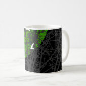 Silhouetten Vögel Kaffeetasse (VorderseiteRechts)