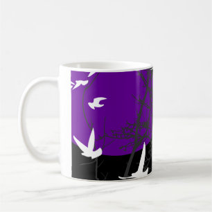 Silhouetten Vögel Kaffeetasse