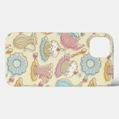 Silhouetten von Hand Zeichnend Geschirr Case-Mate iPhone Hülle (Rückseite (Horizontal))