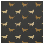 Silhouetten von hellen und dunklen Golden Retrieve