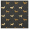 Silhouetten von hellen und dunklen Golden Retrieve