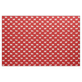 Silhouetten von Spaniern Rot und Weiß Stoff (Yard (91,4 cm))